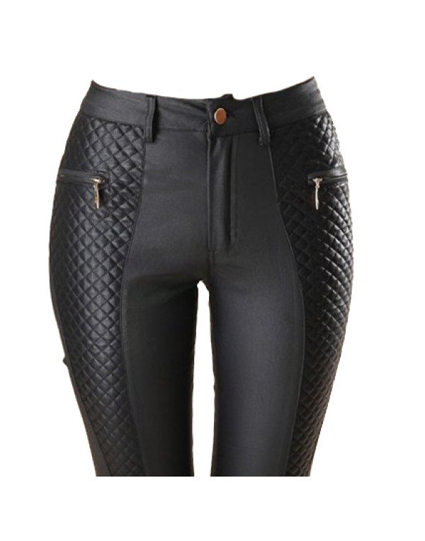 HugMe.fashion Leather Pant For Women Slim Fit LPT2